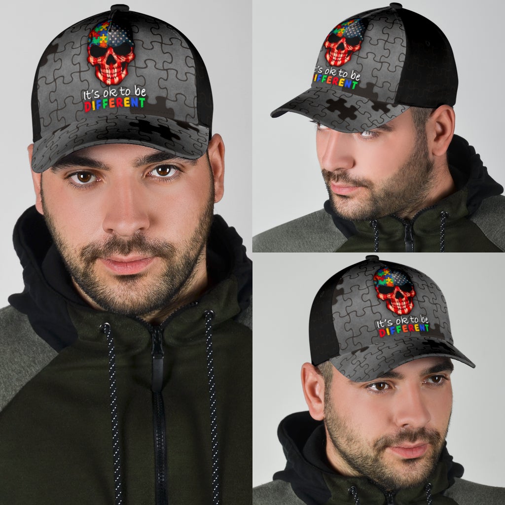 Autism Its Okay To Be Different Classic Cap For Casual Travel Parties And Comfortable Outdoor Wear