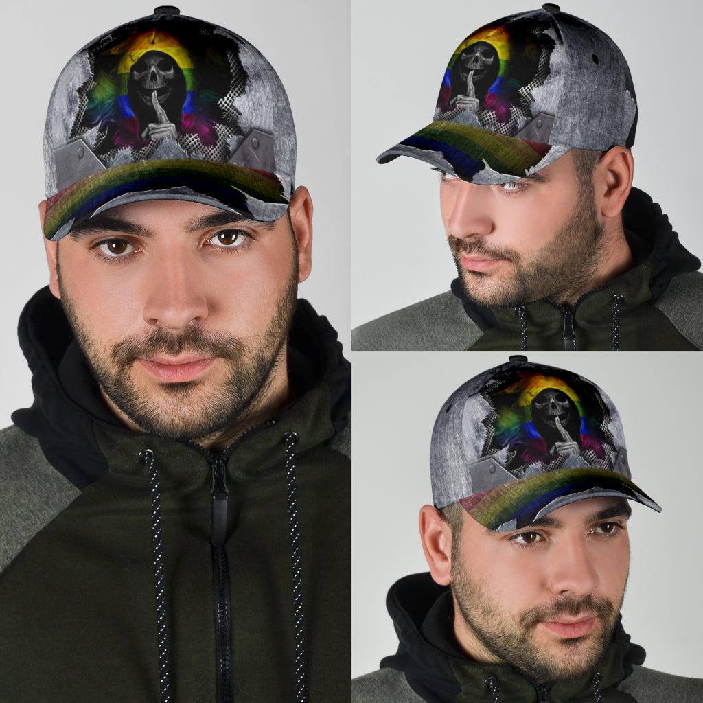 LGBT Skull Fantasy Pride Classic Cap For Holiday Trips Daily Outfits And Thoughtful Gifting