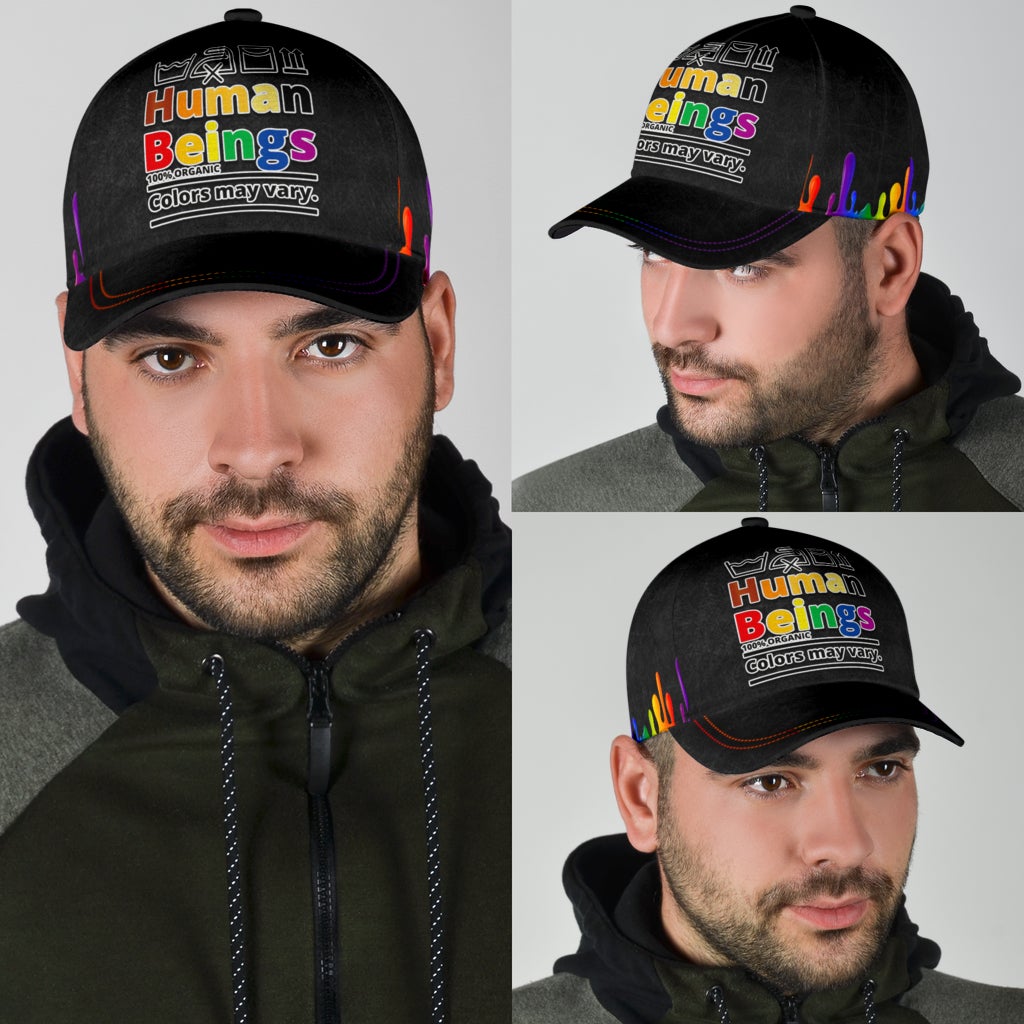 Pride Human Beings Equality Classic Cap For Casual Styling Holiday Travel And Weekend Adventures