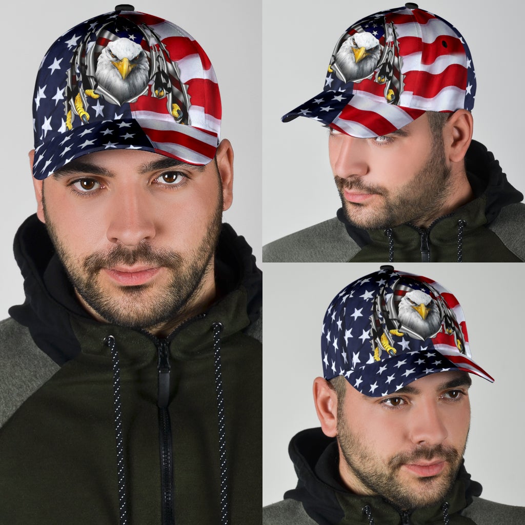 Distinctive Eagle Classic Cap For Daily Comfort Outdoor Fun And Weekend Vacations