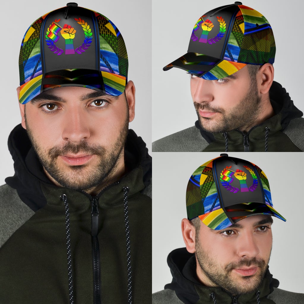 LGBT Pride Rainbow Equality Classic Cap For Festivals Travel Adventures And Casual Gift Giving