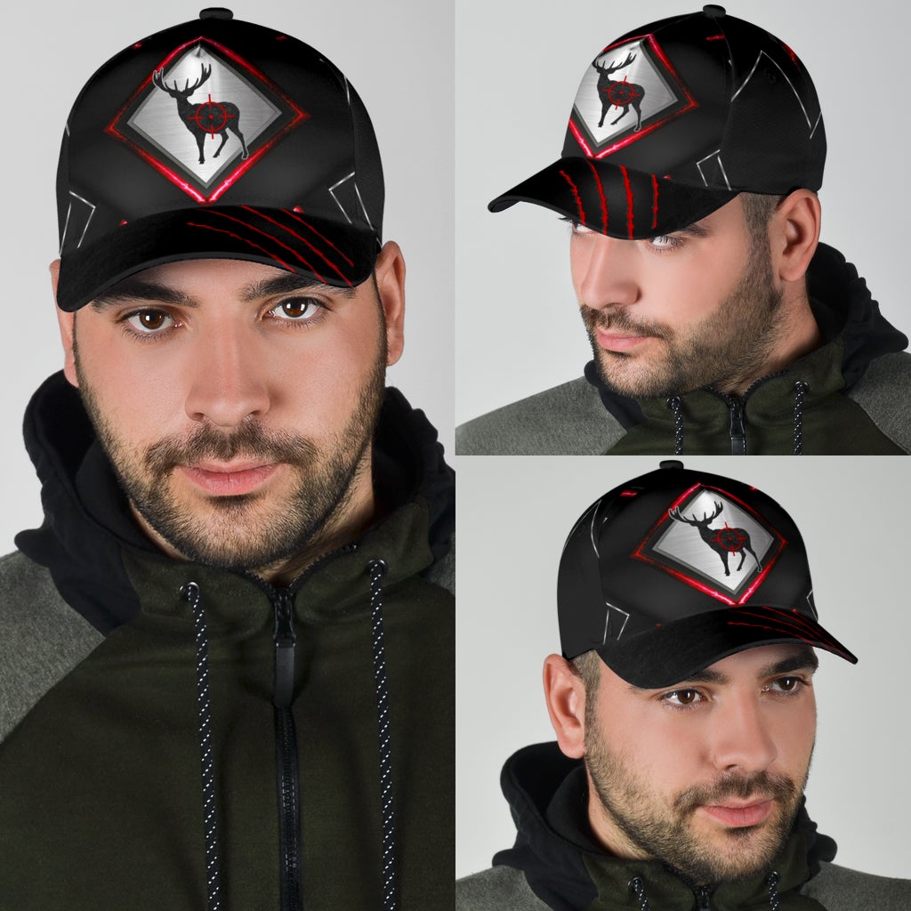 Deer Hunting Center Focus Outdoor Classic Cap For Daily Outfits Festivals And Thoughtful Gift Giving