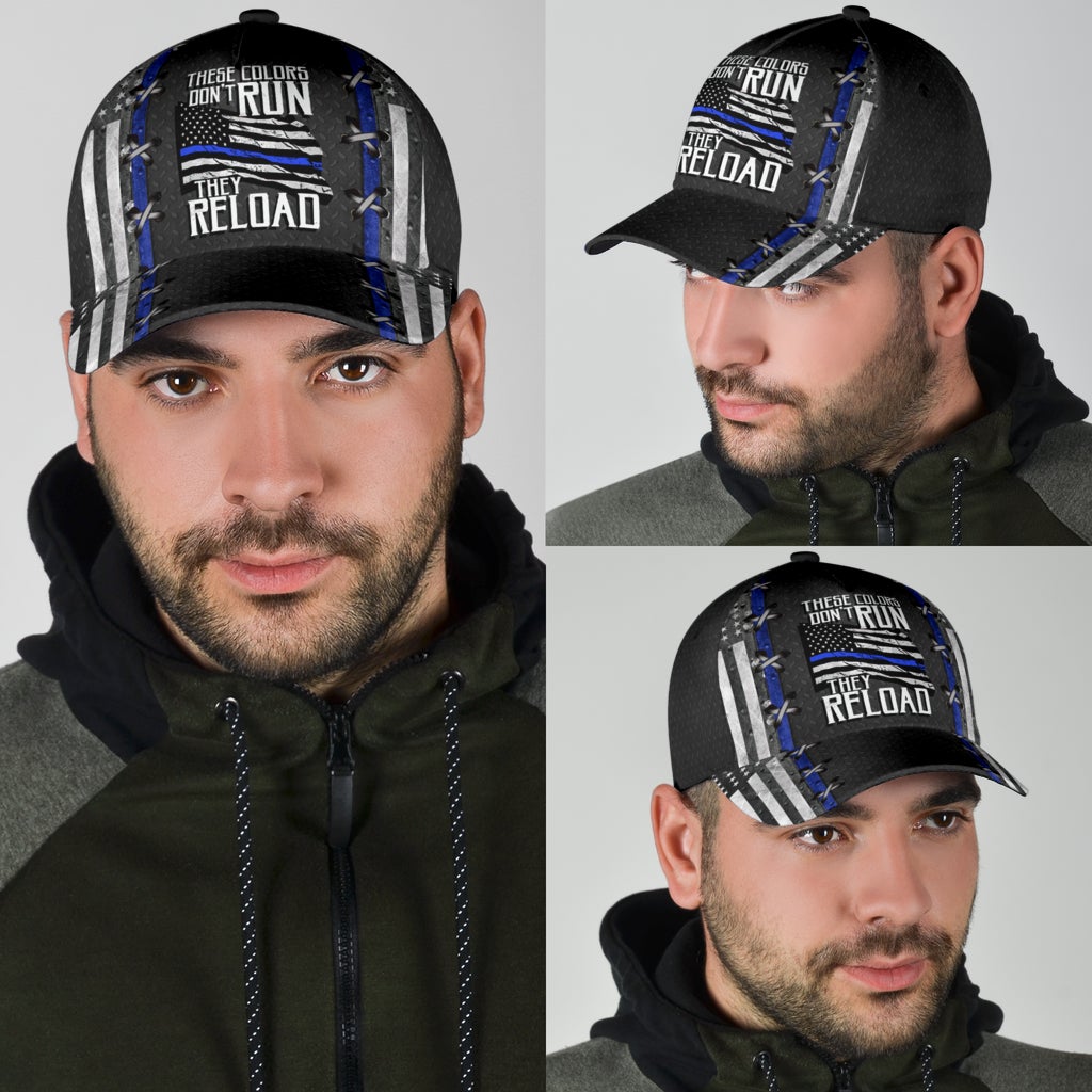 Blue Line American Colors Never Run Classic Cap For Everyday Accessories Festivals And Relaxed Outings