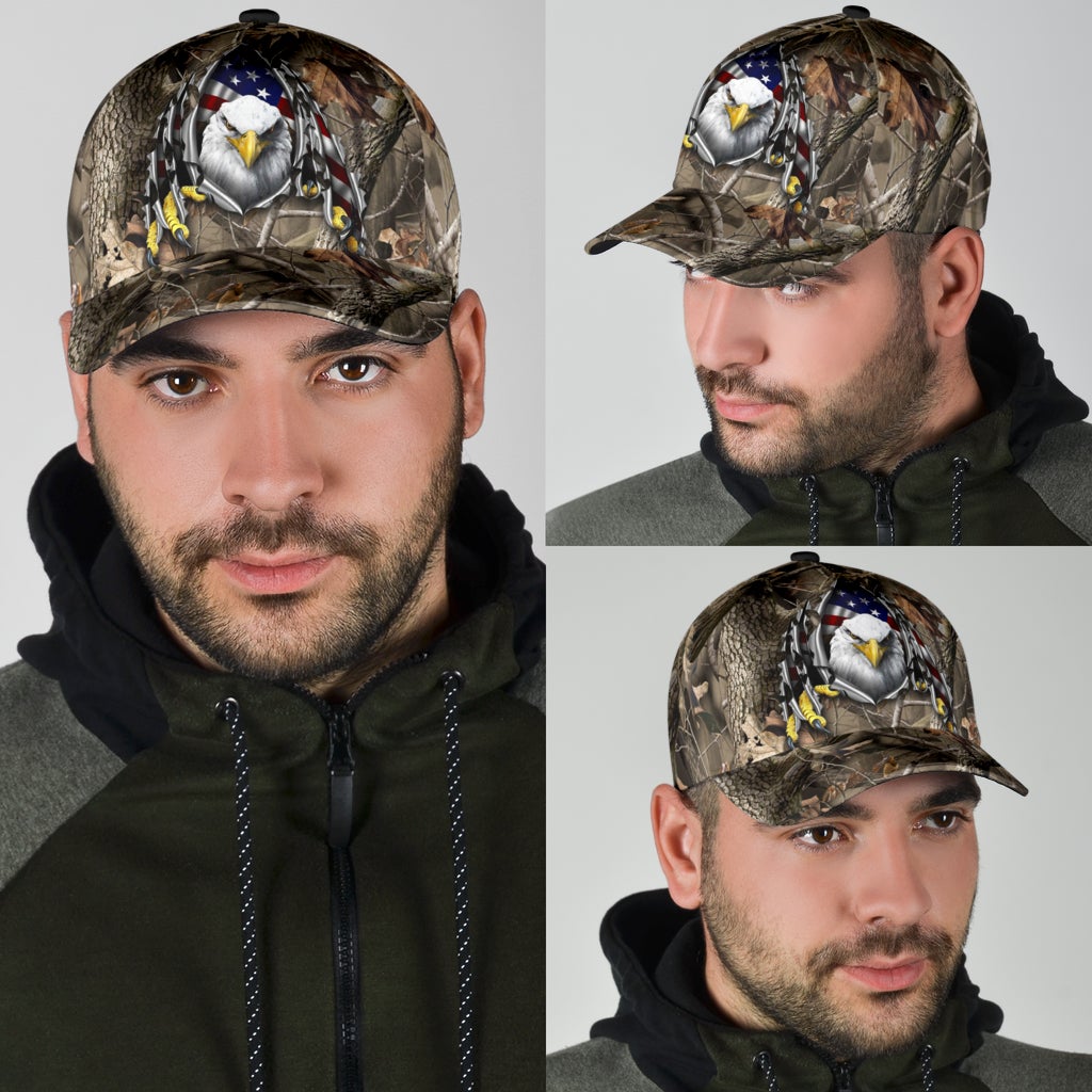 Eagle Camo American Classic Cap For Beach Days Travel And Relaxed Everyday Outfits