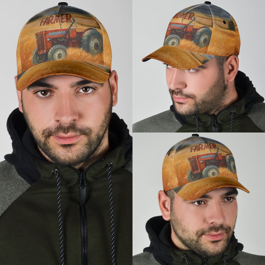 Farmer Tractor Field Life Classic Cap For Holiday Trips Daily Outfits And Thoughtful Gifting
