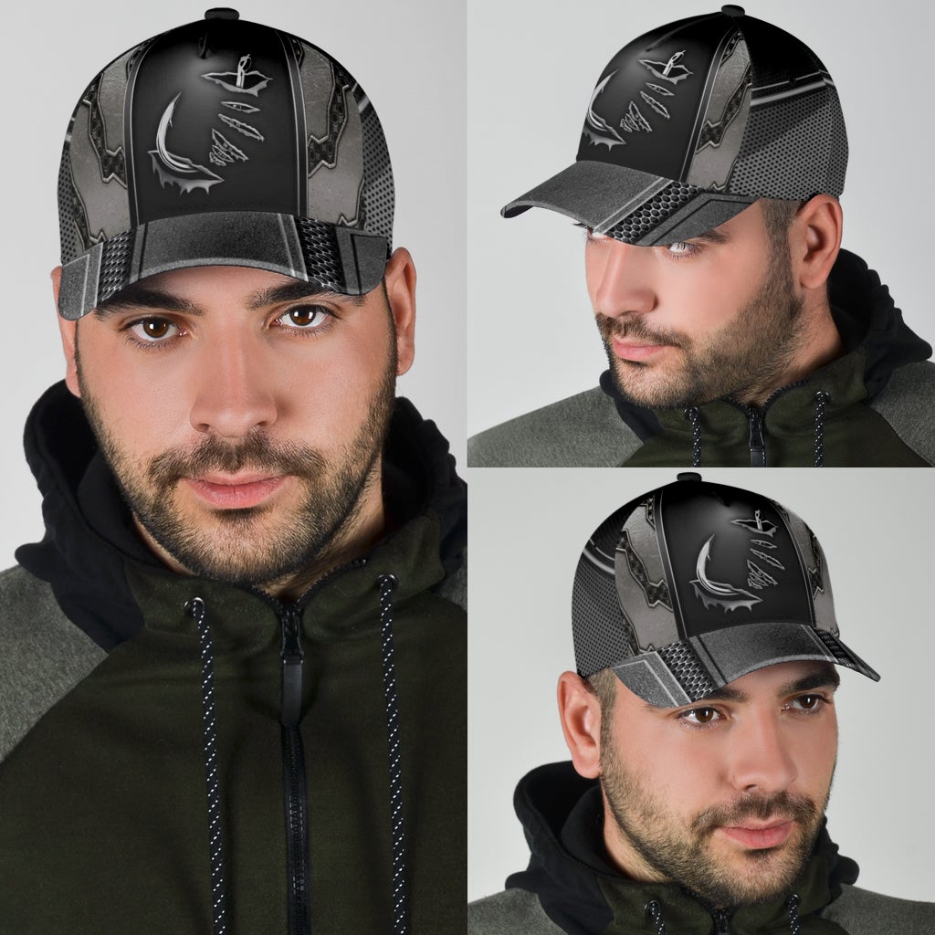 Fishing Hook Angler Lifestyle Classic Cap For Weekend Outings Holidays And Thoughtful Gifting