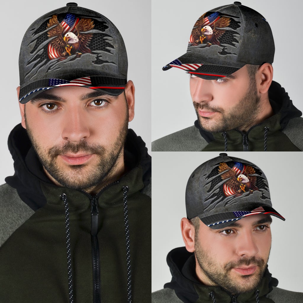 Crack Eagle American Classic Cap For Seasonal Events Outdoor Trips And Everyday Comfort