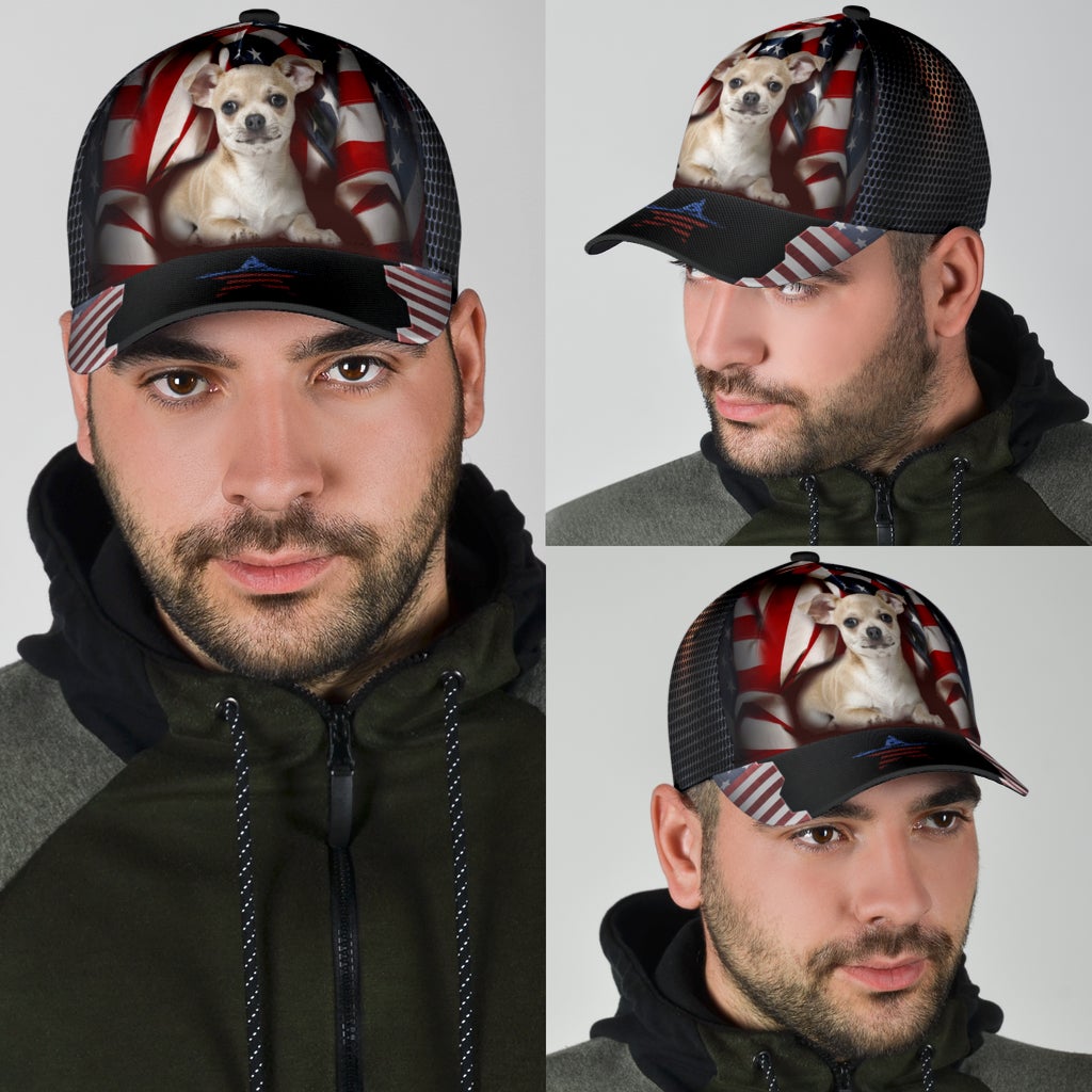 American Chihuahua Cute Dog Classic Cap For Daily Outfits Festivals And Thoughtful Gift Giving