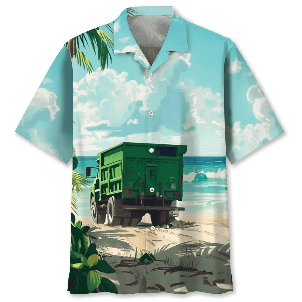 Garbage Truck Driver Retired Hawaiian Shirt For Cruise Journey And Thoughtful Gifting