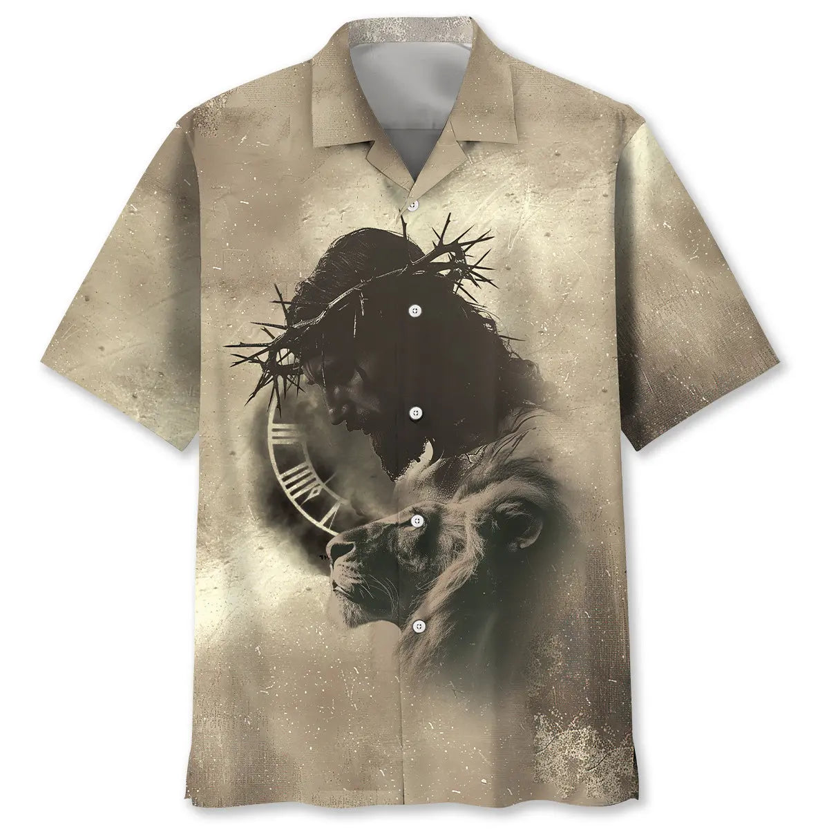 Christian Faith Hawaiian Shirt For Summer Vacation, Beach Travel, And Casual Wear