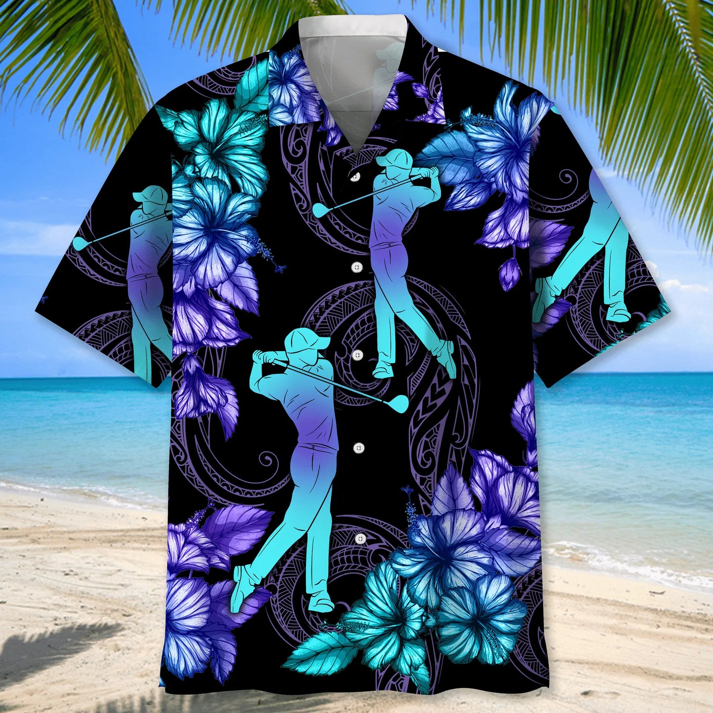 Tropical Golf Hawaiian Shirt For Beach Days, Summer Outings, And Thoughtful Gift Giving