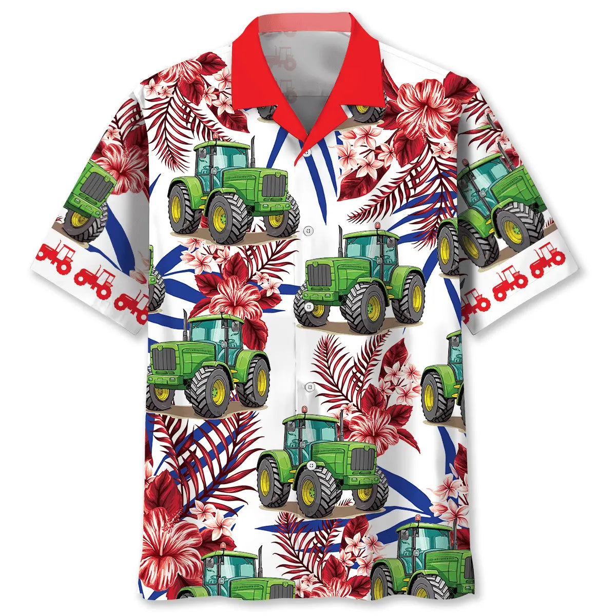 Green Tractor Proud Hawaiian Shirt For Island Adventure And Summer Party Style