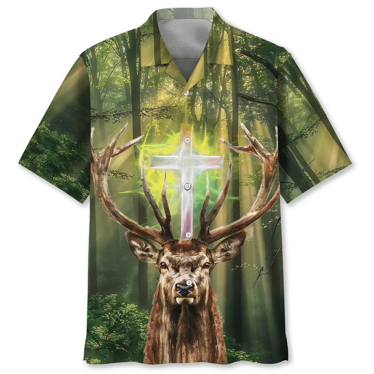 Hunting Faith Hawaiian Shirt For Island Vacations, Resort Wear, And Relaxed Seasonal Style