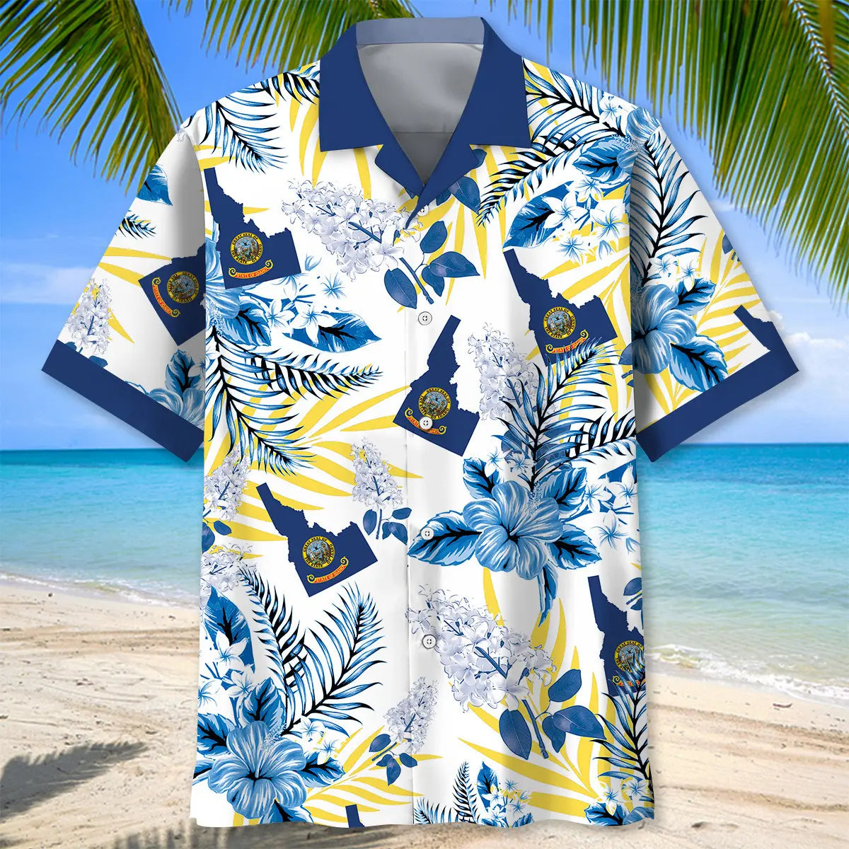 Idaho Proud Hawaiian Shirt For Island Vacations, Resort Wear, And Relaxed Seasonal Style
