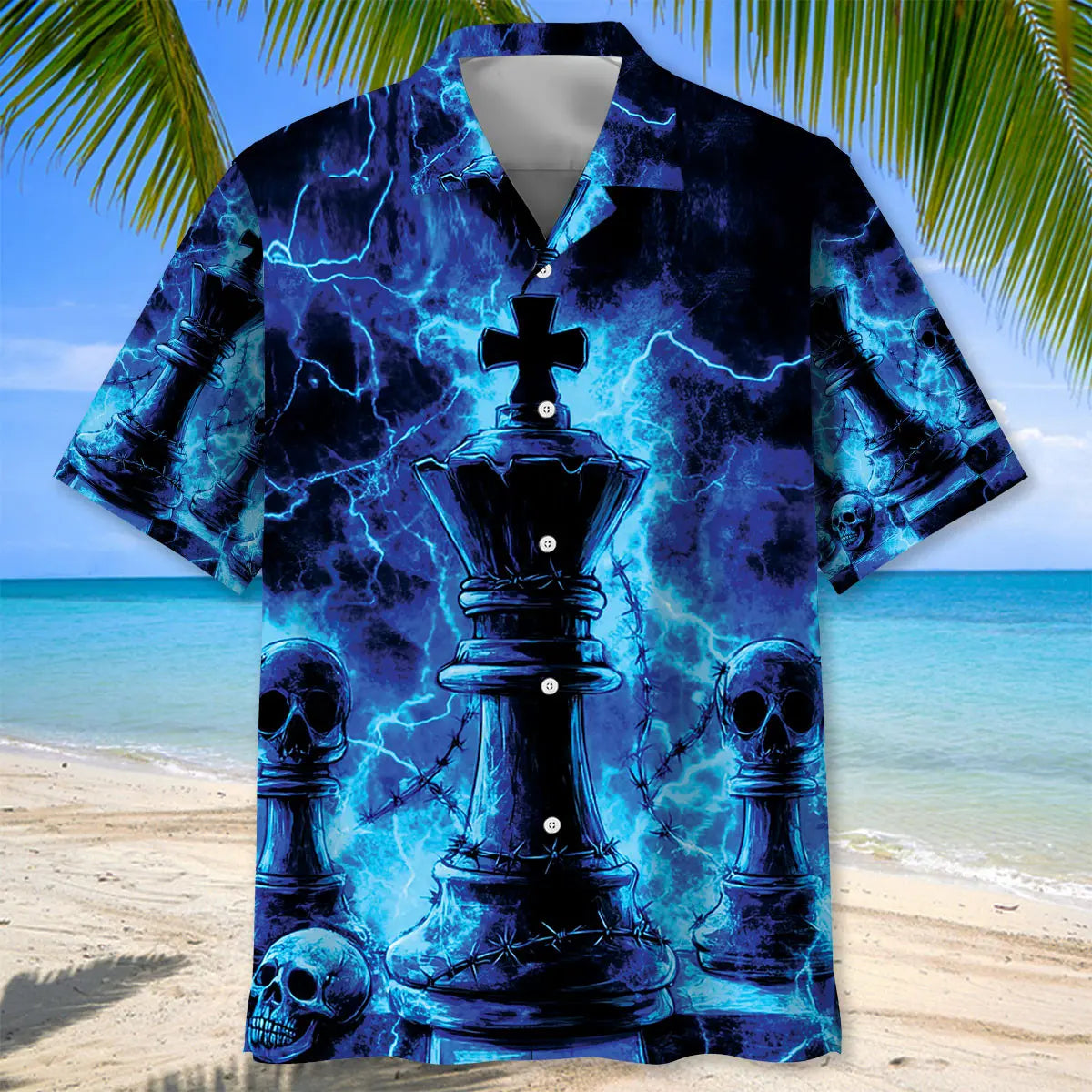 King Chess Hawaiian Shirt For Resort Trips, Coastal Parties, And Warm Weather Style