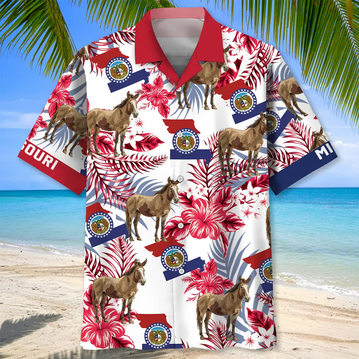 Missouri State Proud Hawaiian Shirt For Resort Holiday And Summer Party Style