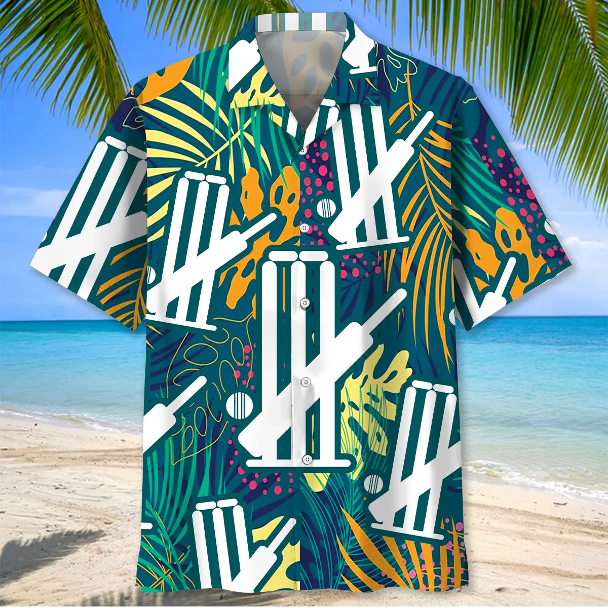 Nature Cricket Hawaiian Shirt For Tropical Holidays, Outdoor Gatherings, And Everyday Comfort