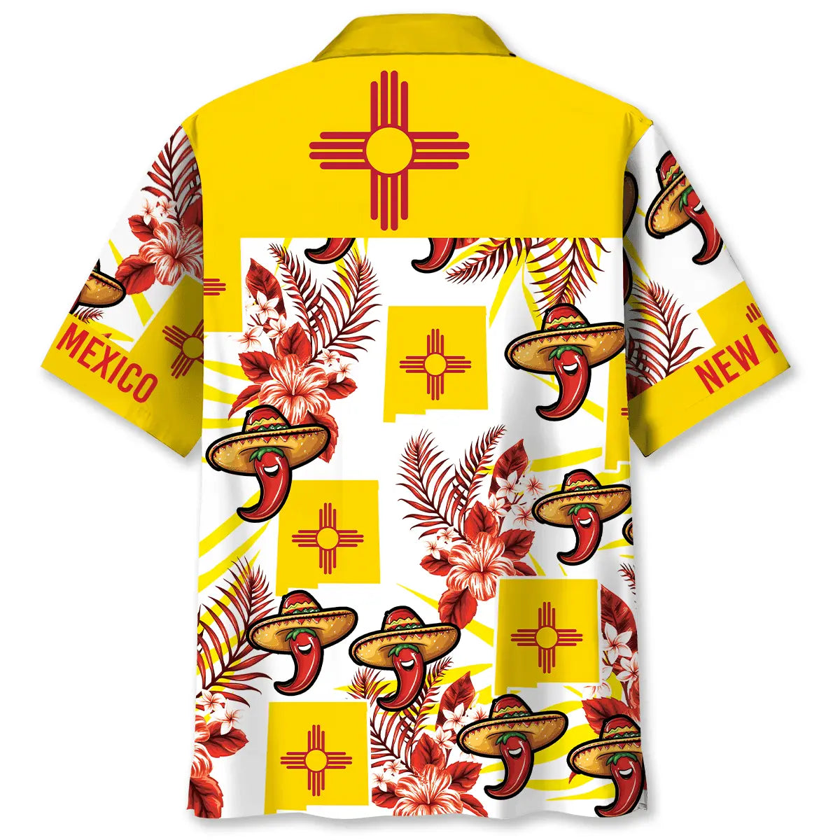Mexico Chilli Hawaiian Shirt For Tropical Holidays, Outdoor Gatherings, And Everyday Comfort