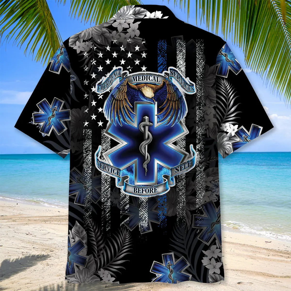 Paramedic Service Hawaiian Shirt For Island Vacations, Resort Wear, And Relaxed Seasonal Style