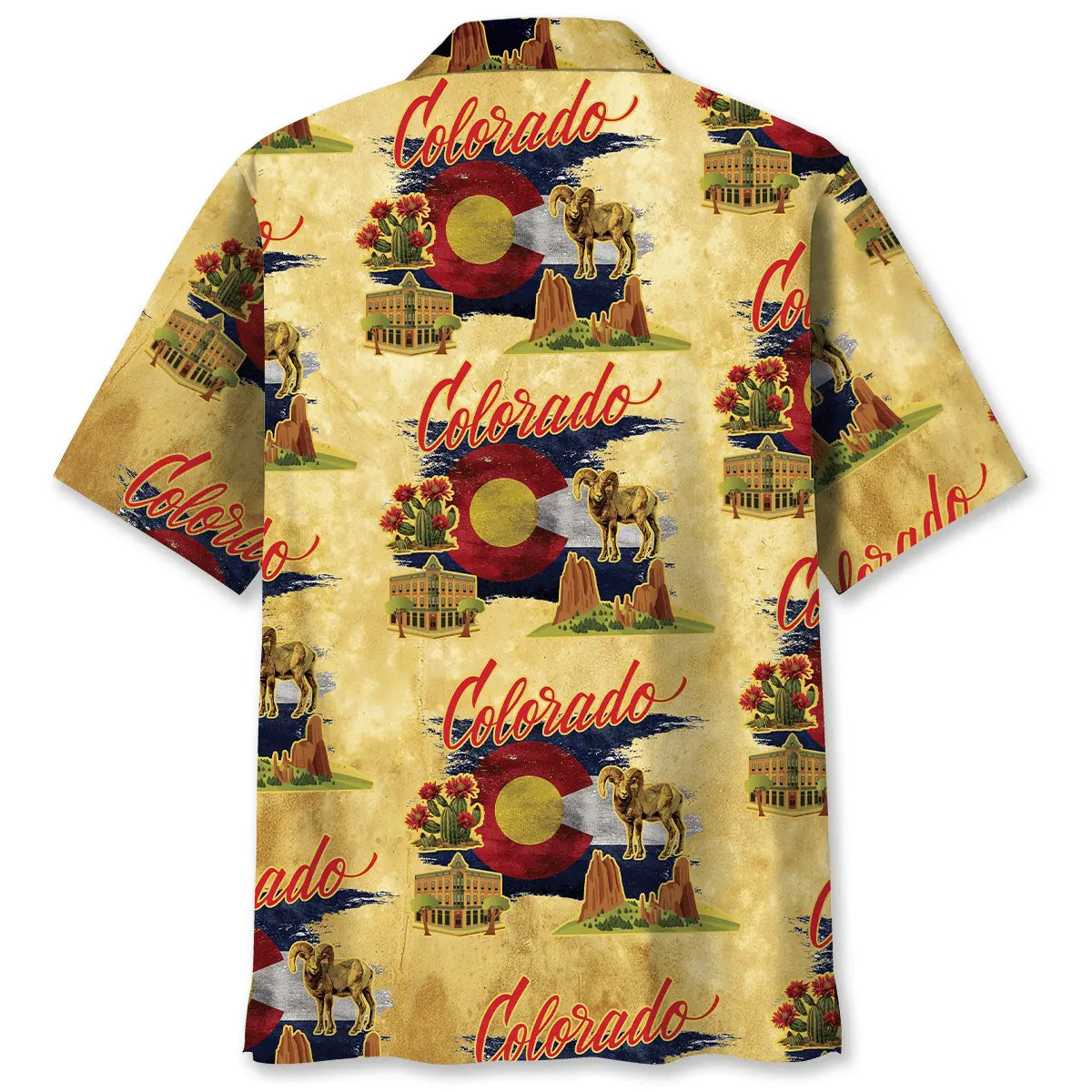 Proud Colorado Hawaiian Shirt For Tropical Holidays, Outdoor Gatherings, And Everyday Comfort