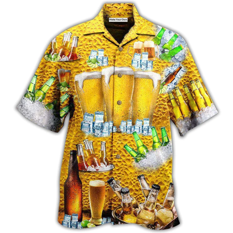 Beer Brewtiful Hawaiian Shirt For Beach Parties And Weekend Getaways
