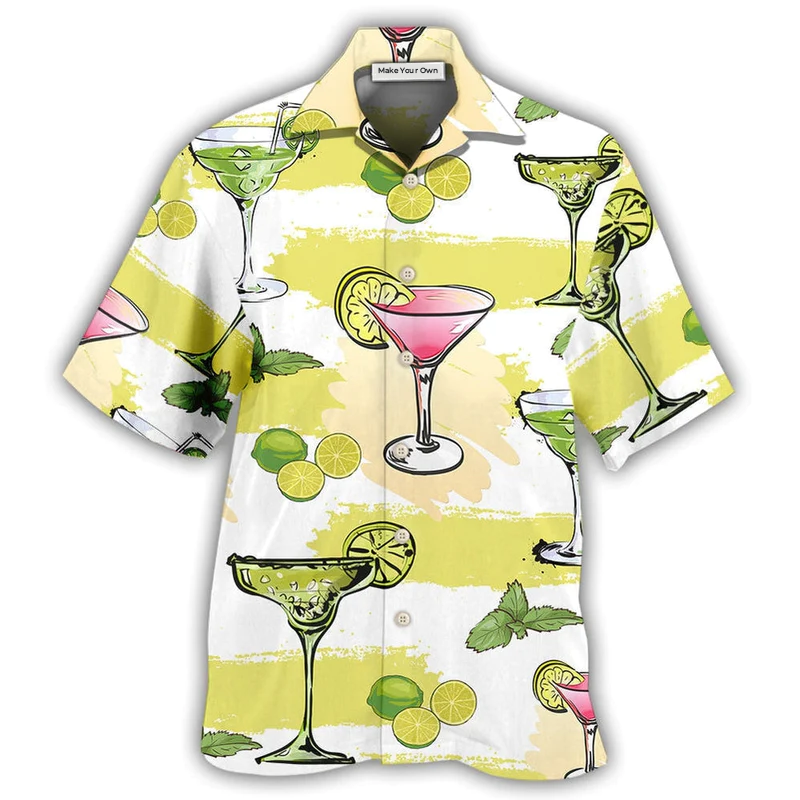 Cocktail Margarita Summer Party Hawaiian Shirt Design View For Resort Travel And Thoughtful Gifting