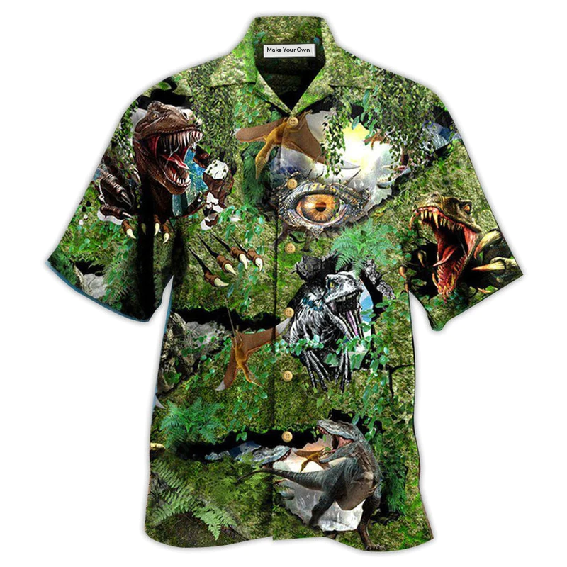Dinosaur Rex Wanna Hawaiian Shirt For Poolside Relaxation And Sunny Getaways