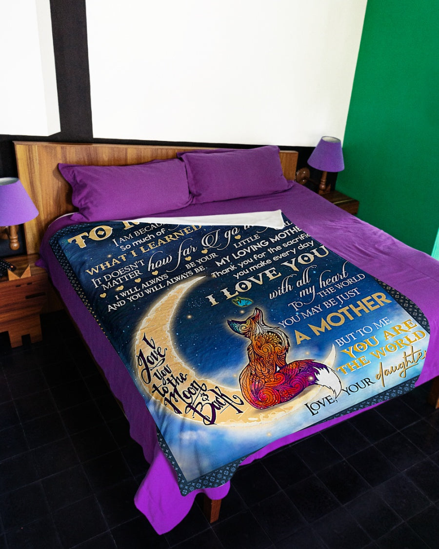 Family I Am Always With You Flannel Blanket For Cozy Bedroom Sofa Decor