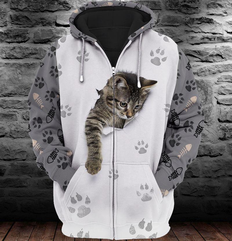 Cat Baby Soul Hoodie For Wildlife Themes Travel Days And Comfortable Casual Style