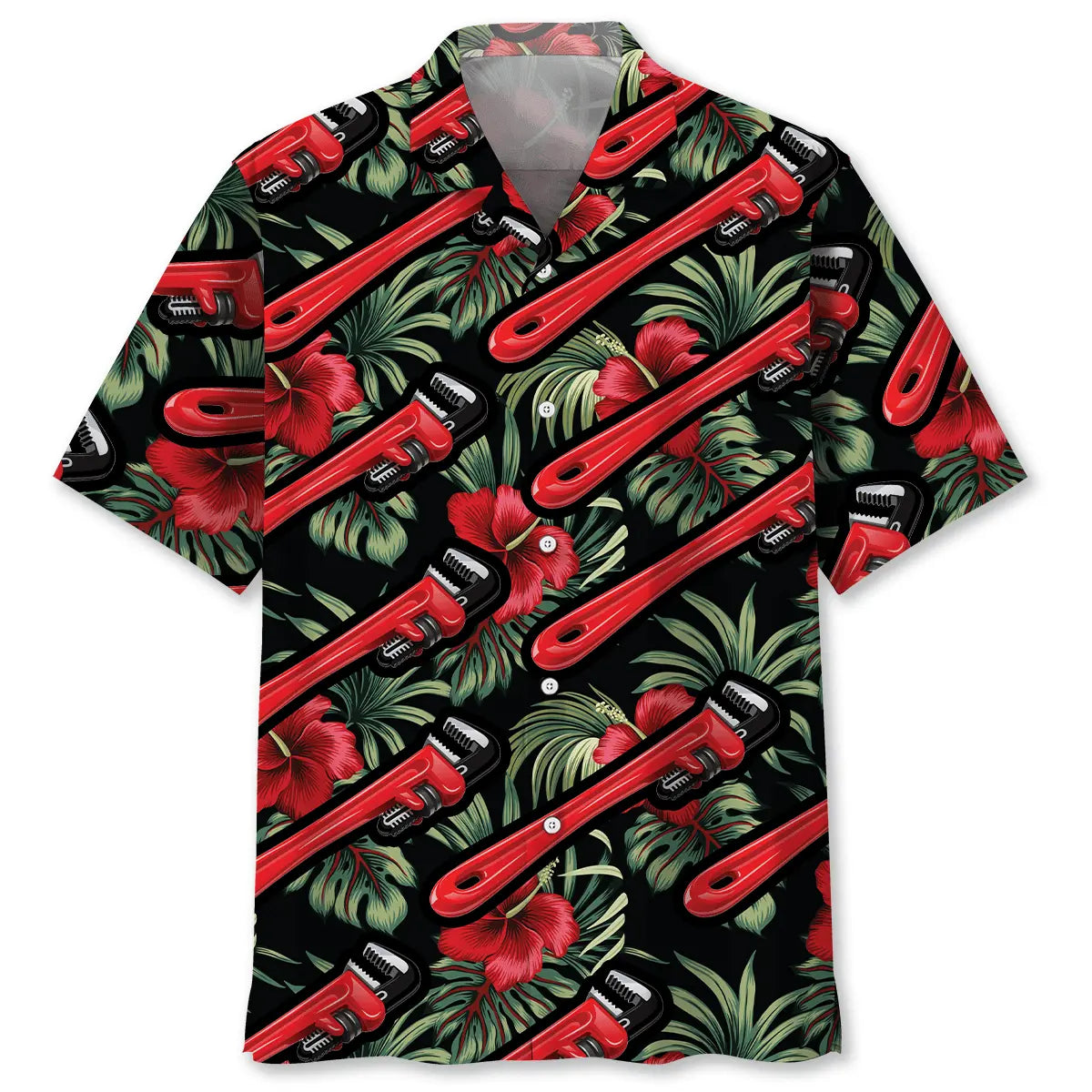 Retired Plumber Hawaiian Shirt For Summer Gathering, Tropical Retreat, And Casual Outdoor Style