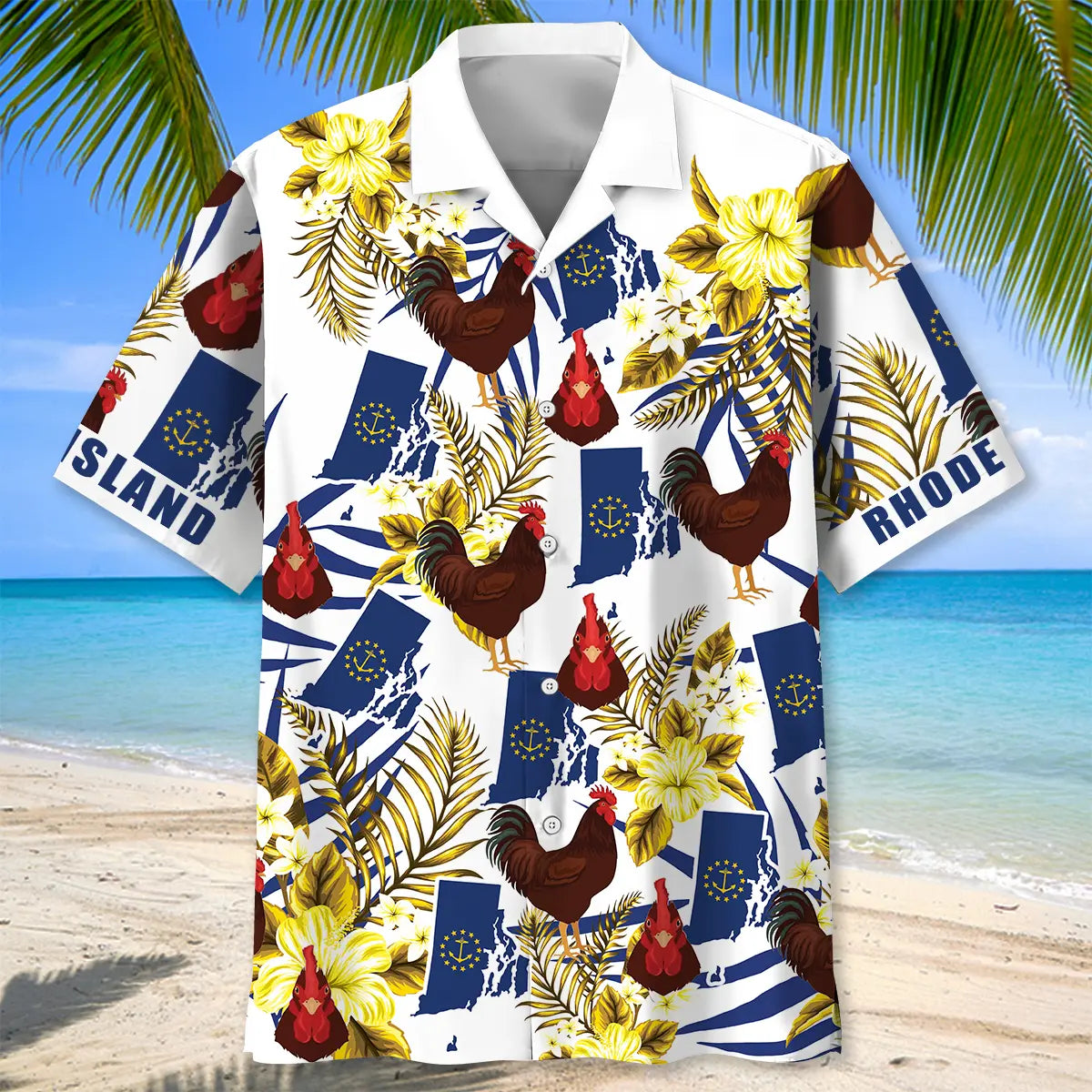 Rhode Island Proud Hawaiian Shirt For Island Getaway And Warm Weather Fashion
