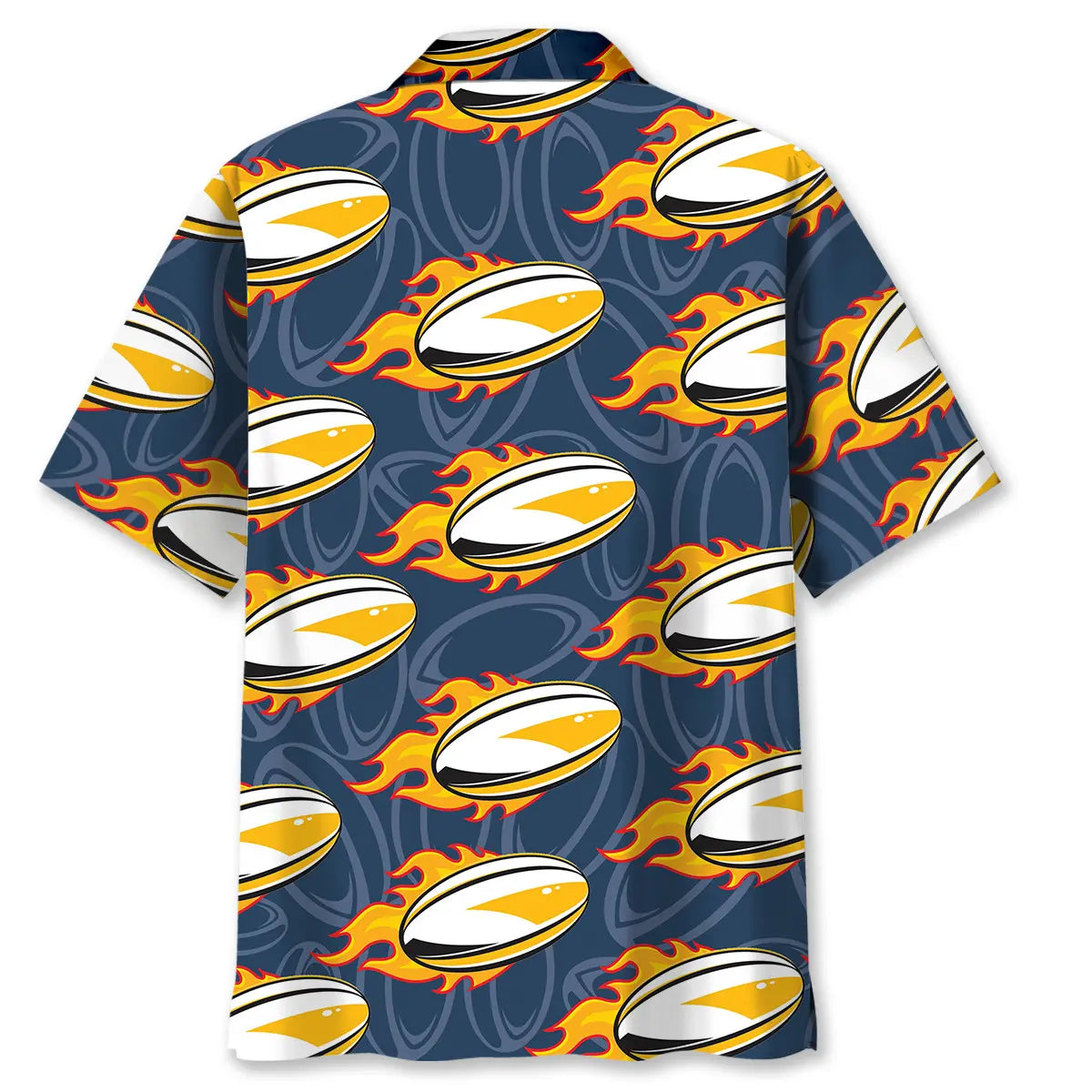 Rugby Fire Hawaiian Shirt