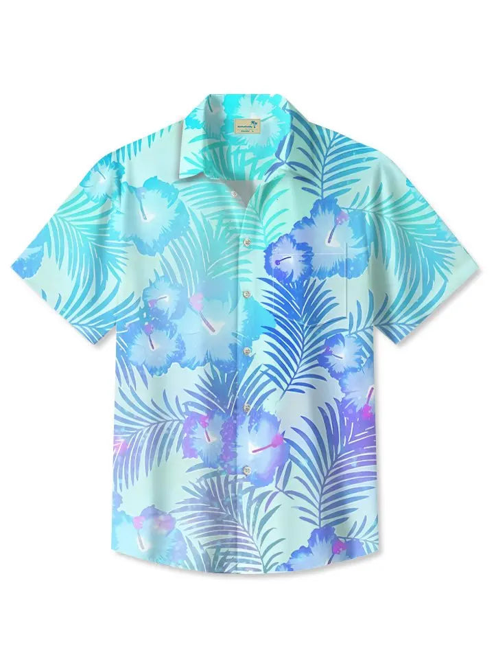Summer Leaves Tropical Casual Vacation Hawaiian Shirt