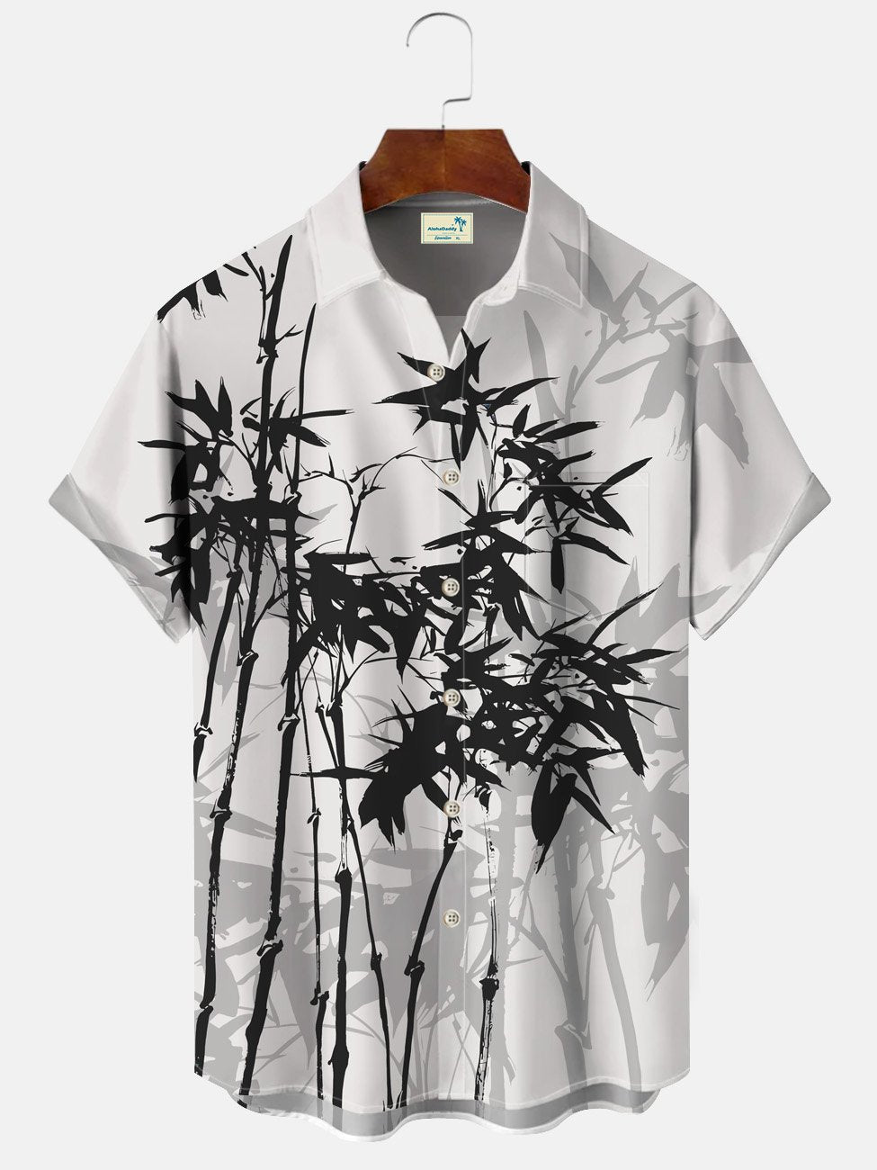 Summer Plant Bamboo Vacation Hawaiian Shirt For Resort Trips, Coastal Parties, And Warm Weather Style