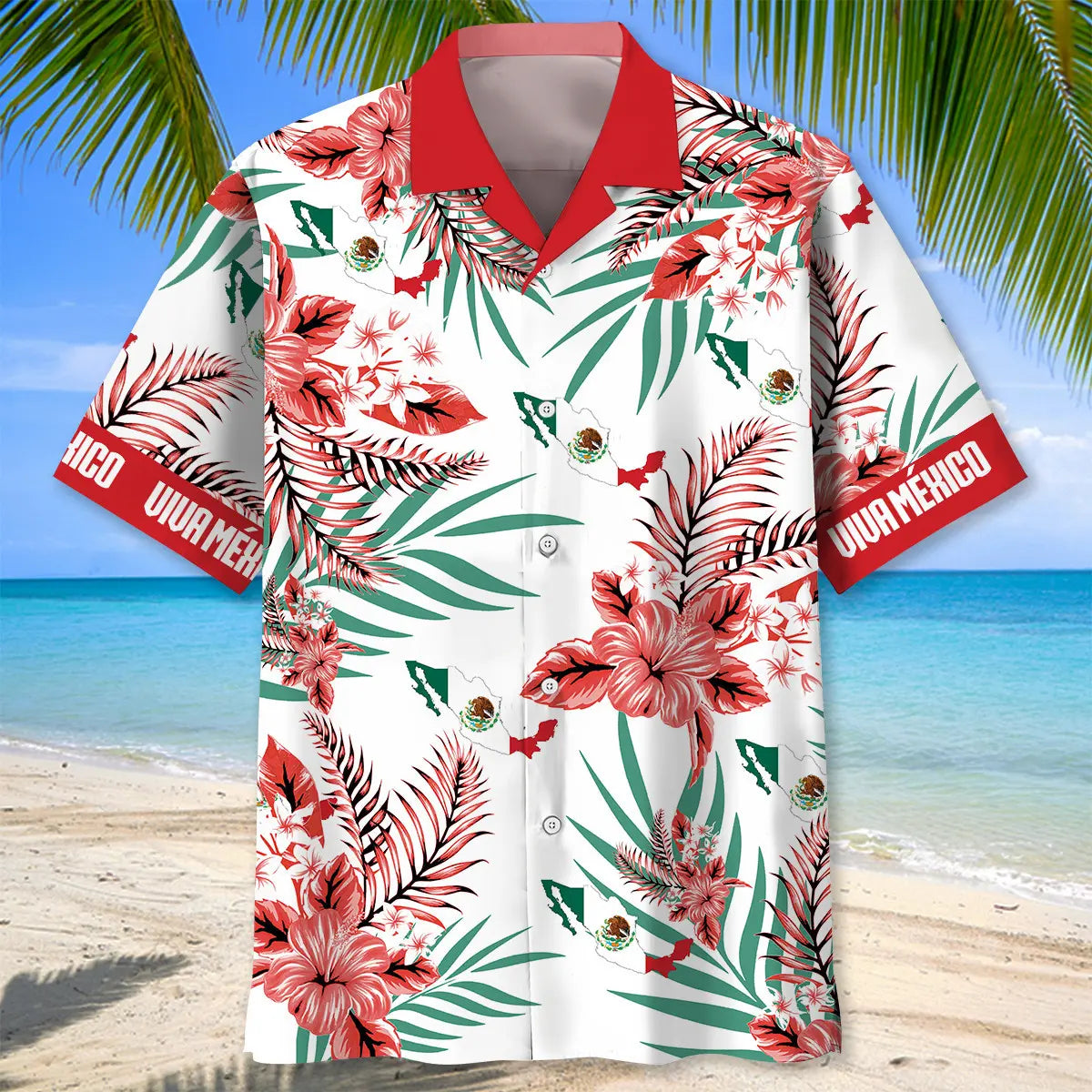 Viva Mexico Hawaiian Shirt For Vacation Cruise, Resort Escape, And Seasonal Wardrobe