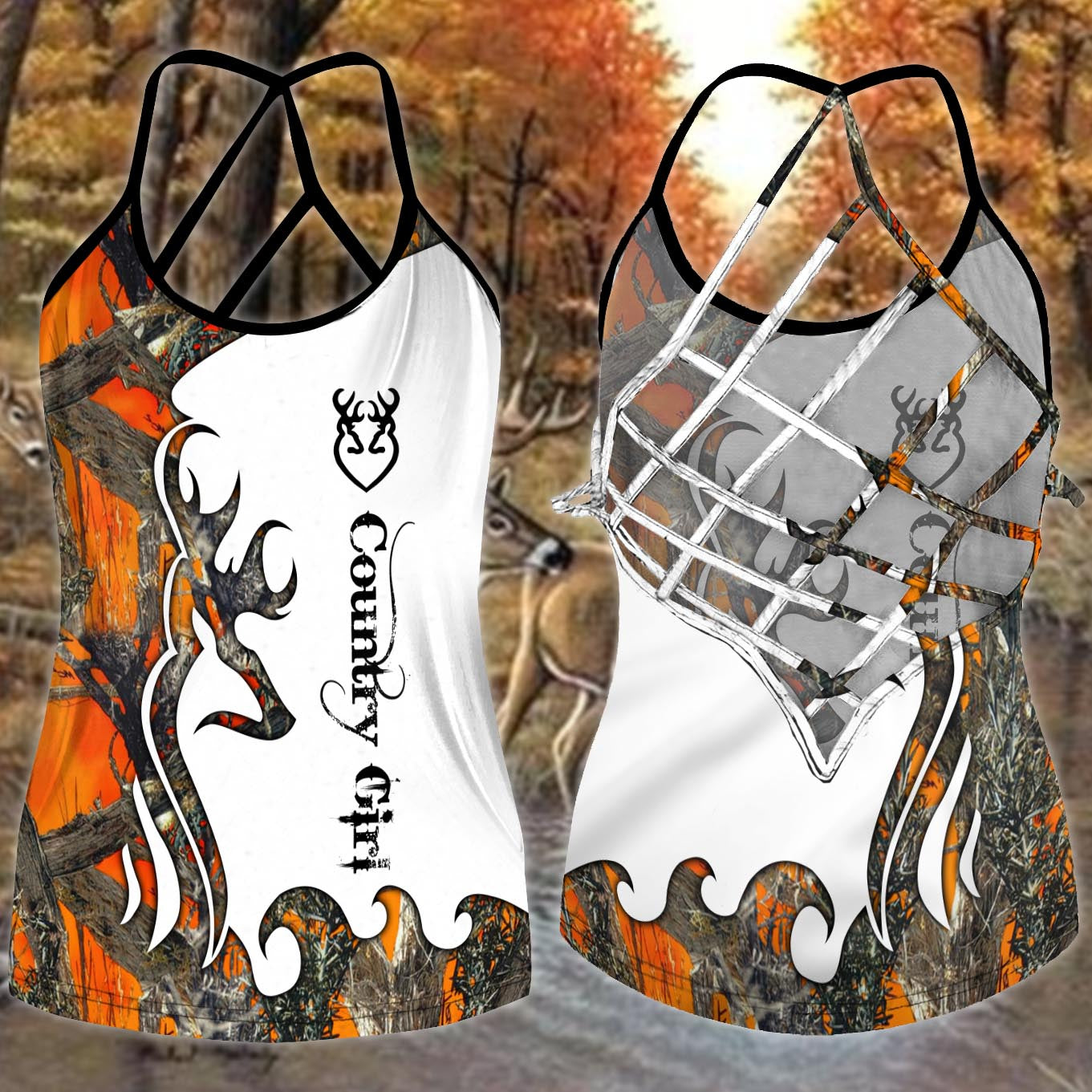 Hunting Lover Hollow Tank Top For Workout Practice And Weekend Events