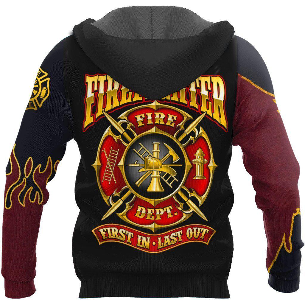 Firefighter Hoodie For Firefighter Families Casual Style And Meaningful Gifting
