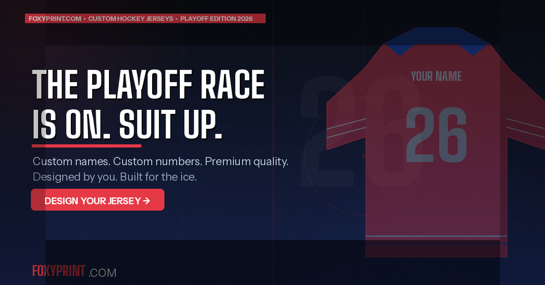 The Playoff Race Is On. Rep Your Squad in Your Own Jersey.