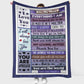 Family Mothers Day Mother Flannel Blanket For Cozy Bedroom Sofa Decor