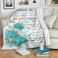 Rose Gift For Mother In Law Mother Flannel Blanket For Cozy Bedroom Sofa Decor
