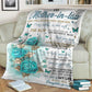 Rose Gift For Mother In Law Mother Flannel Blanket For Cozy Bedroom Sofa Decor