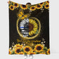 Sunflower You Are My Sunshine Flannel Blanket For Cozy Bedroom Sofa Decor