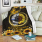 Sunflower You Are My Sunshine Flannel Blanket For Cozy Bedroom Sofa Decor