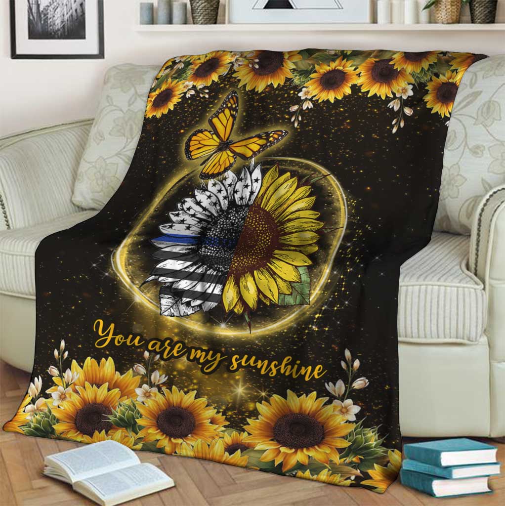 Sunflower You Are My Sunshine Flannel Blanket For Cozy Bedroom Sofa Decor