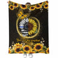 Sunflower You Are My Sunshine Flannel Blanket For Cozy Bedroom Sofa Decor