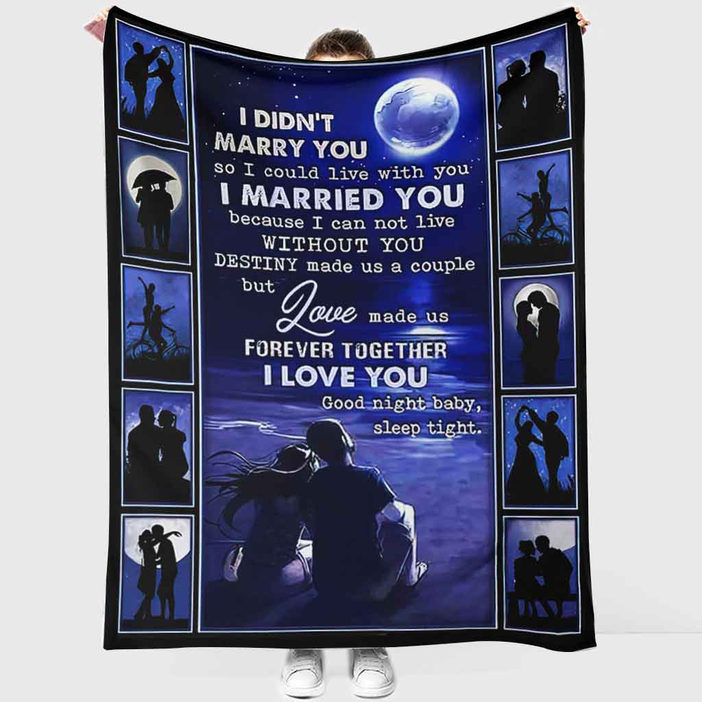 Family Love Forever Together Couple Flannel Blanket For Cozy Bedroom Sofa Decor