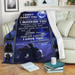Family Love Forever Together Couple Flannel Blanket For Cozy Bedroom Sofa Decor