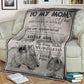 Lion I Love You To The Moon And Back Flannel Blanket For Cozy Bedroom Sofa Decor