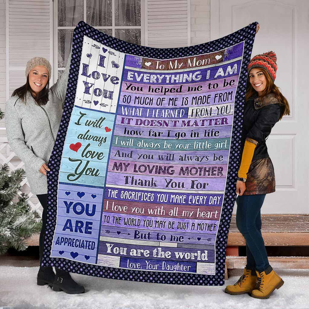 Family I Love You To The Moon And Back Love You Flannel Blanket For Cozy Bedroom Sofa Decor