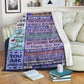 Family I Love You To The Moon And Back Love You Flannel Blanket For Cozy Bedroom Sofa Decor